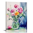 thumbnail image 1 of JRXY  Rose Canvas Wall Art Floral Wall Decor | HD Printed &amp; Wooden framed wall art | Modern Wall Decor for Bedroom, Living Room, Office, Kids Room | Made in USA 16x20 in, 1 of 4