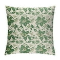 thumbnail image 1 of JRXY Sage Green Floral Pillow Covers Spring Vintage Rustic Old Style Cute Flower Green Cream Print Decorative Outdoor Pillowcases Farmhouse Throw Cushion Case Decor for Couch Sofa Bed 12x12in, 1 of 5
