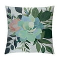 thumbnail image 1 of JRXY  Sage Green Pillow Covers Succulent Throw Pillow Cushion Cover Plant Cactus Flower Agave Aloe Leaf Pillow Covers Super Soft Tropical Summer Home Decor Pillowcases White, 1 of 5
