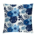 thumbnail image 1 of JRXY Short Plush Pillowcase, Palm Leaves with Lush Branches and Leaves, Tropical Jungle Palm Leaves with Charming Colors, 1 Piece White, 1 of 5