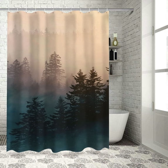 JRXY Shower Curtain Multiple Sizes Lightweight and Durable 36x72