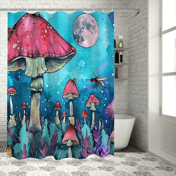 JRXY Shower Curtain Multiple Sizes Lightweight and Durable 60x84