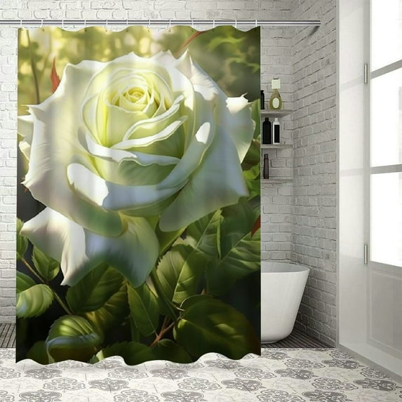 JRXY Shower Curtain Multiple Sizes Lightweight and Durable 72x72