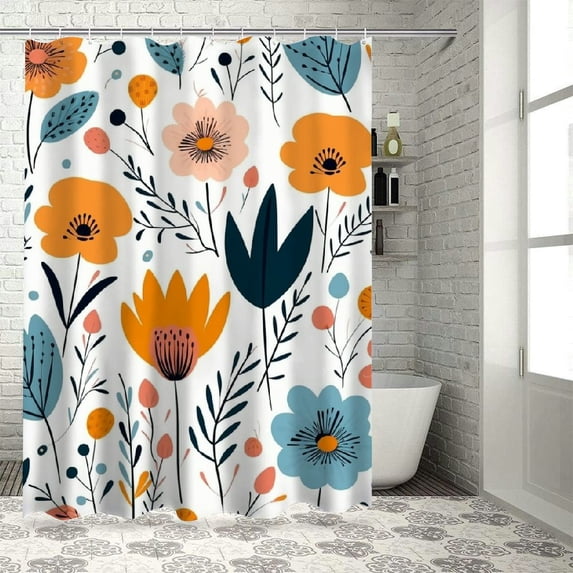 JRXY Shower Curtain Multiple Sizes Lightweight and Durable 72x72