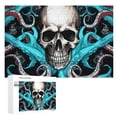 thumbnail image 1 of JRXY Skulls Tentacles Octopus Wooden Jigsaw Puzzle Challenging Difficult Wood Puzzles for Adults Gift for Family Friends 1000 PCS, 1 of 4