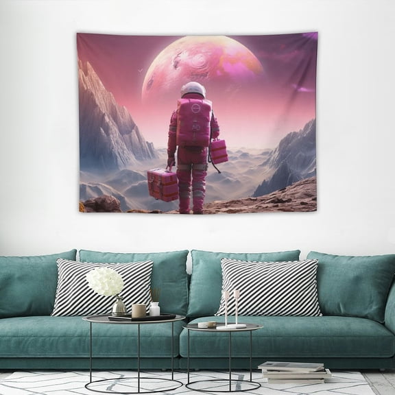 JRXY Space Astronaut Tapestry for Men Guys Bedroom  Cool Stars Galaxy Tapestries Glow in The Dark Spaceman and Poster Wall Hanging Bedroom Accessories Men  40x30in