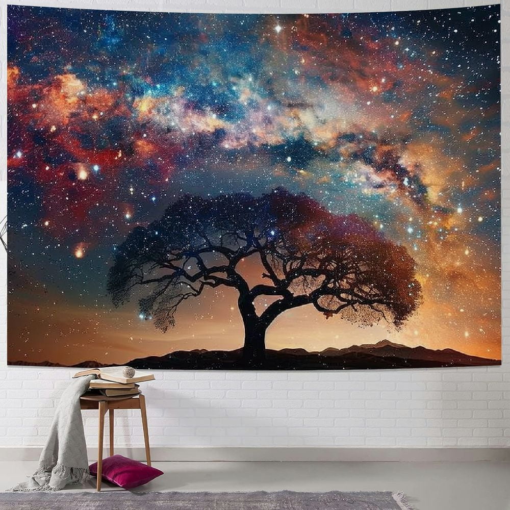 JRXY Space Galaxy Tapestry Wall Hanging for Bedroom Aesthetic, Nature ...