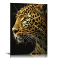 thumbnail image 1 of JRXY Tier-Portrait-Bilder für Wanddekoration, Tiger-, Leoparden-Malerei, Leinwandkunst für Jungen, moderne wilde Tiere, Giclée-Leinwand-Kunstwerk, jedes Panel 16x20 in, 1 of 5