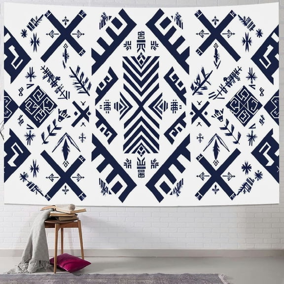 JRXY Urban Tribal Pattern Tapestry - Soft and Lightweight Wall Hanging Painting
