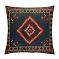 thumbnail image 1 of JRXY  Vintage Southwest Throw Pillow Case, Cushion Cover Square Standard Home Decorative Blue Red 24x24in, 1 of 5
