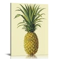 thumbnail image 1 of JRXY Vintage Tropical Botanical Wall Art - Hawaiian Pineapple Prints Banana Palm Tree Painting for Home Decoration 12x16 in, 1 of 5
