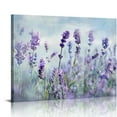 thumbnail image 1 of JRXY  Wall Art For Bedroom Purple Lavender Wall Decor Flowers Pictures Prints Framed Canvas Wall Art for Living Room Girls Room Studio Office Ready To Hang  pattern3, 1 of 6