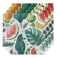 thumbnail image 1 of JRXY Watermelon Leaves Pattern Cloth Napkins Polyester for Farmhouse Party Dining Table Decor Home Decor 6 PCS, 1 of 7