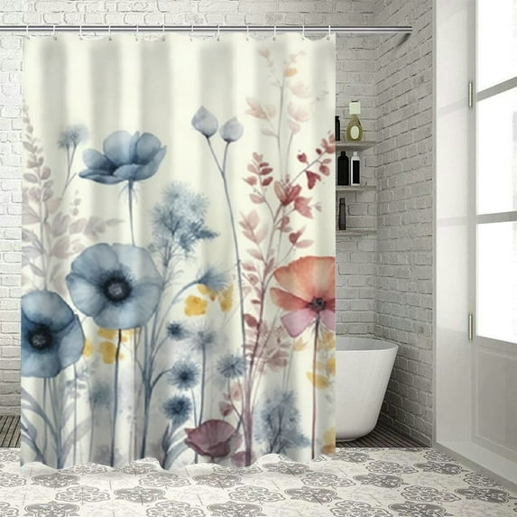 JRXY Waterproof Shower Curtain Multiple Sizes 36x72