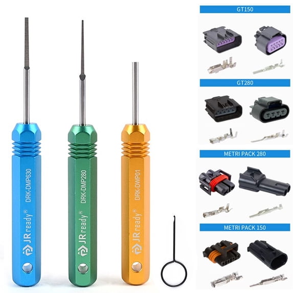 JRready ST5211 Pin Removal Tool KIT, Blue Green and Yellow