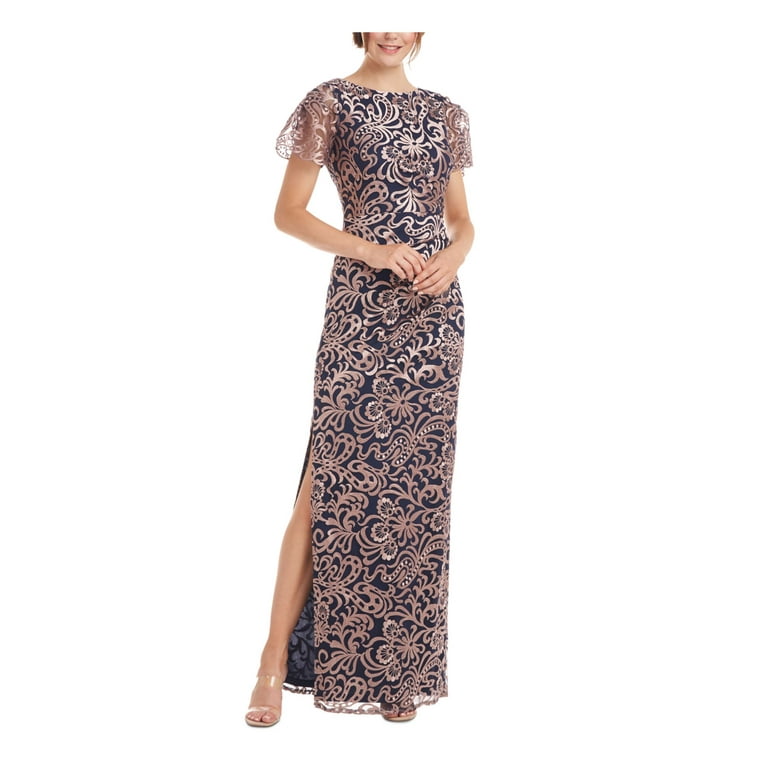 Js collections top navy gown