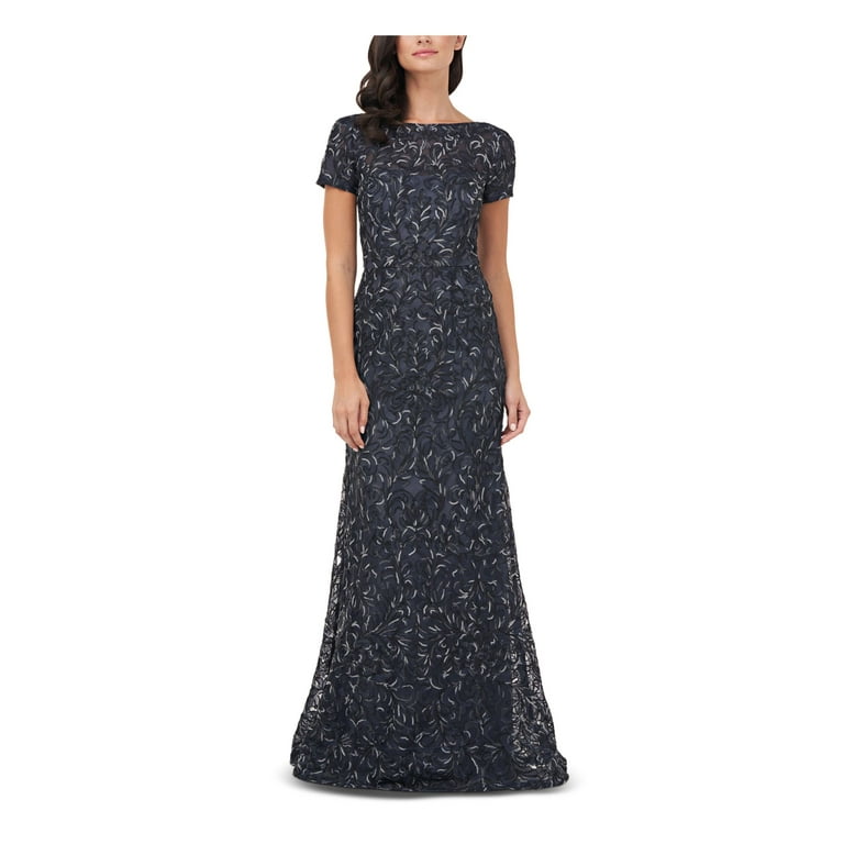 Js collections navy gown hot sale