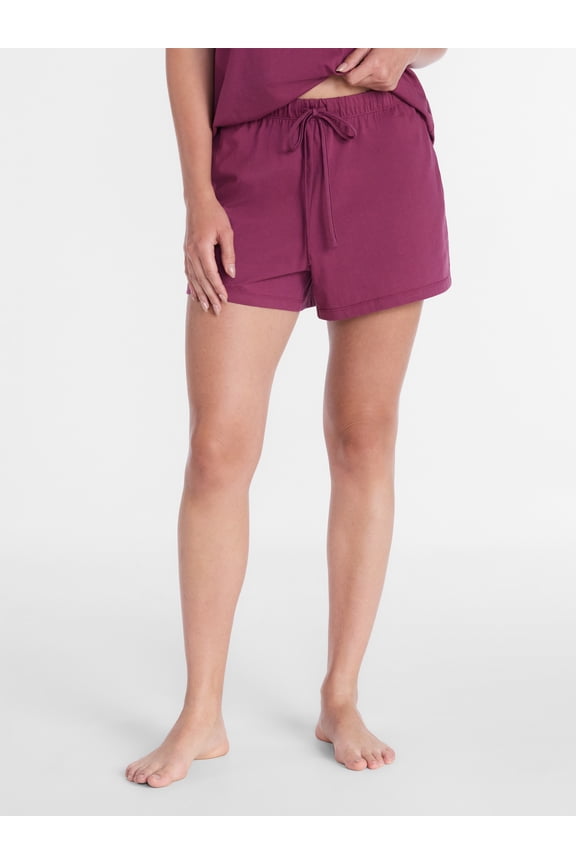 Women's Cotton Jersey Knit Sleep Shorts, 3'' Inseam, Sizes XS-3X