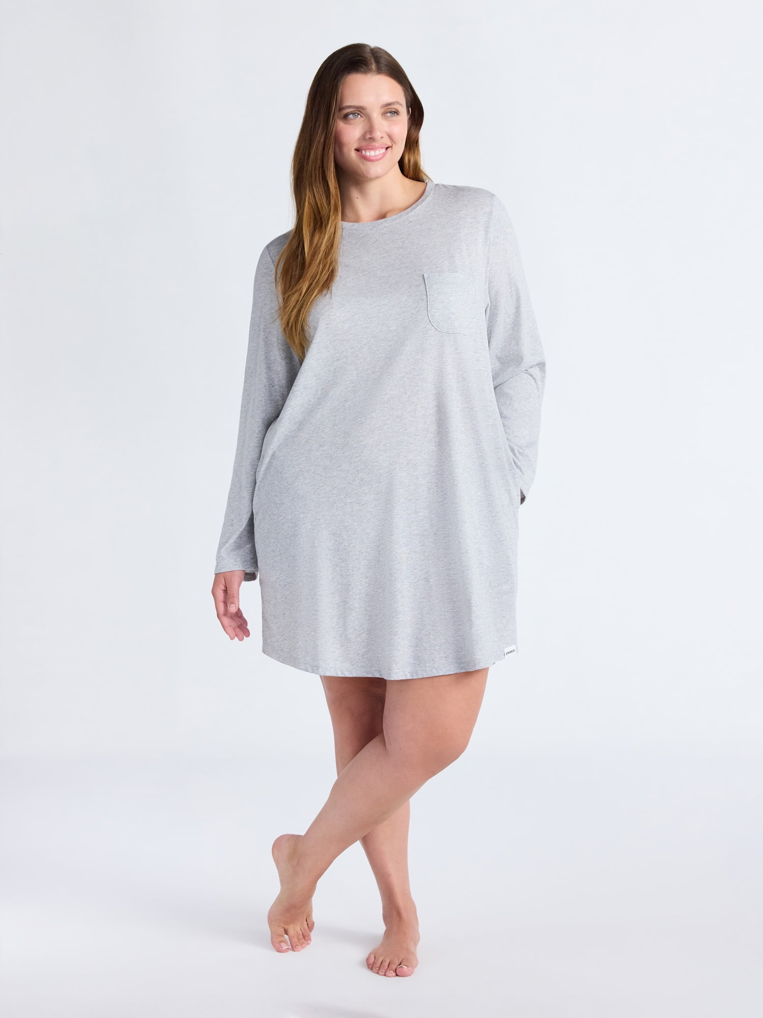 JS Essential Jersey Sleepshirt – Soft Relaxed Fit Lounger