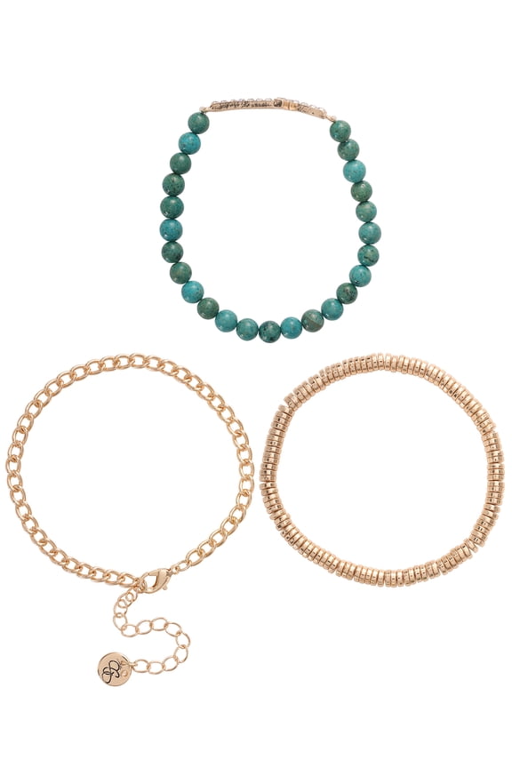 Women's Cross Bracelet Set, 3-Piece