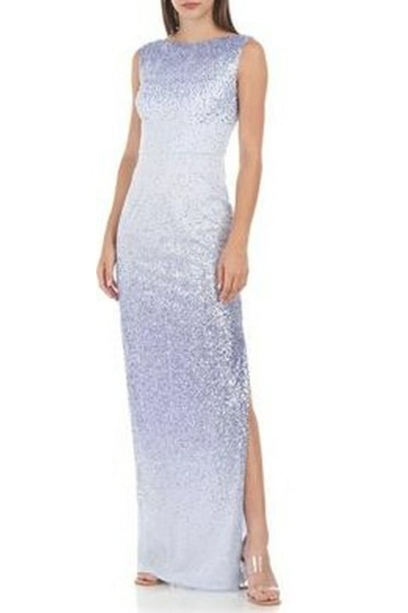 Women's Hydrangea Tori Ombr Sequin Column Gown, 14