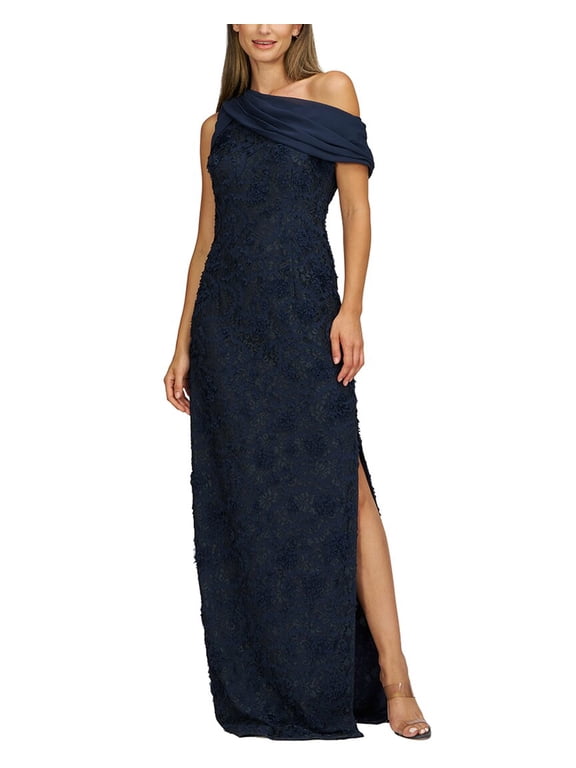 womens Elodie Column Gown, 0