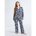 thumbnail image 1 of Joyspun Women’s Dreamy Soft Collection Long Sleeve Top and Pants Pajama Set, Sizes XS-4X, 1 of 5