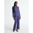 thumbnail image 1 of Joyspun Women’s Dreamy Soft Collection Long Sleeve Top and Pants Pajama Set, Sizes XS-4X, 1 of 5