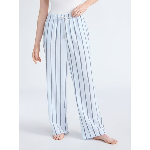 Joyspun Women's Flannel Sleep Pants, 30'' Inseam, Sizes XS-3X