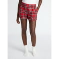 thumbnail image 1 of Joyspun Women's Flannel Pajama Boxer Shorts, 3'' Inseam, Sizes XS-3X, 1 of 5