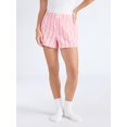 thumbnail image 1 of Joyspun Women's Flannel Pajama Boxer Shorts, 3'' Inseam, Sizes XS-3X, 1 of 6