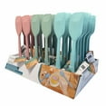 thumbnail image 1 of JS Gourmet 4 Pcs Silicone Kitchen Utensils Set, Heat Resistant, Non Scratch Cooking Spoons Set - Pastel Pink, 1 of 1