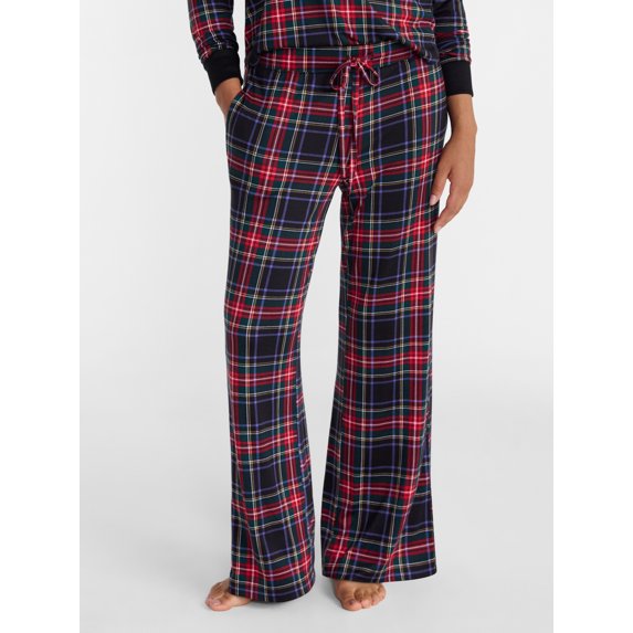Joyspun Women's Cozy Lounge Collection Hacci Knit Sleep Pants, Sizes XS-3X