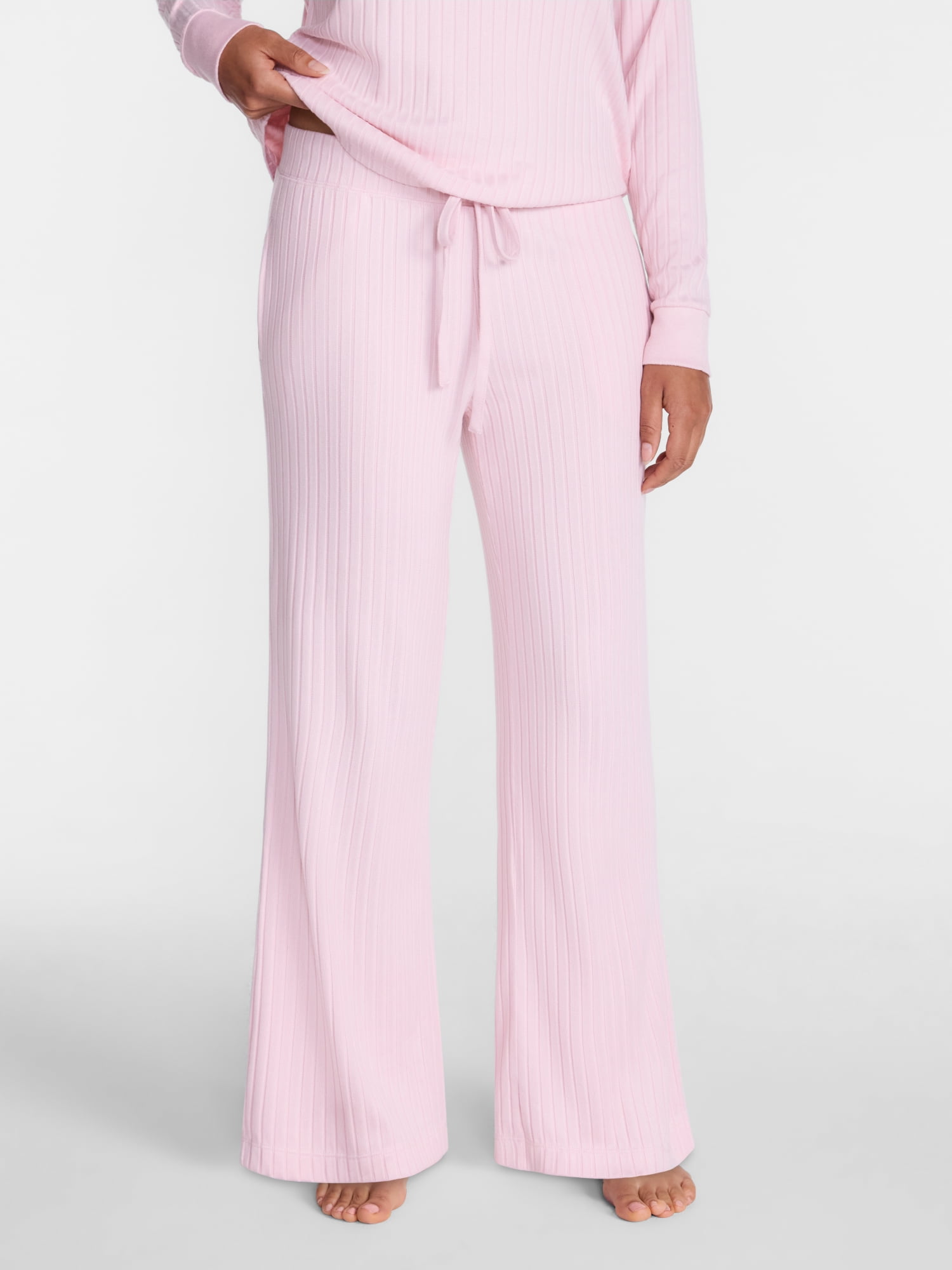 Joyspun Women's Cozy Lounge Collection Hacci Knit Sleep Pants
