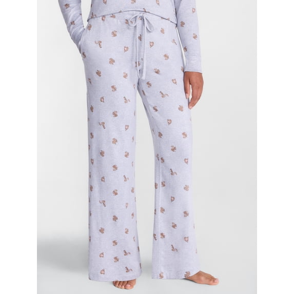Joyspun Women's Cozy Lounge Collection Hacci Knit Sleep Pants, Sizes XS-3X