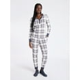 thumbnail image 1 of Joyspun Women's Waffle Knit Henley Sleep Top, Joggers and Socks Pajama Set, 3-Piece, Sizes XS-3X, 1 of 6