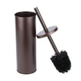 thumbnail image 1 of JS Jackson Sleek Toilet Brush and Holder with Metal Handle, Bronze, 1 of 9