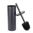 thumbnail image 1 of JS Jackson Sleek Toilet Brush and Holder with Metal Handle, Matte Black, 1 of 9