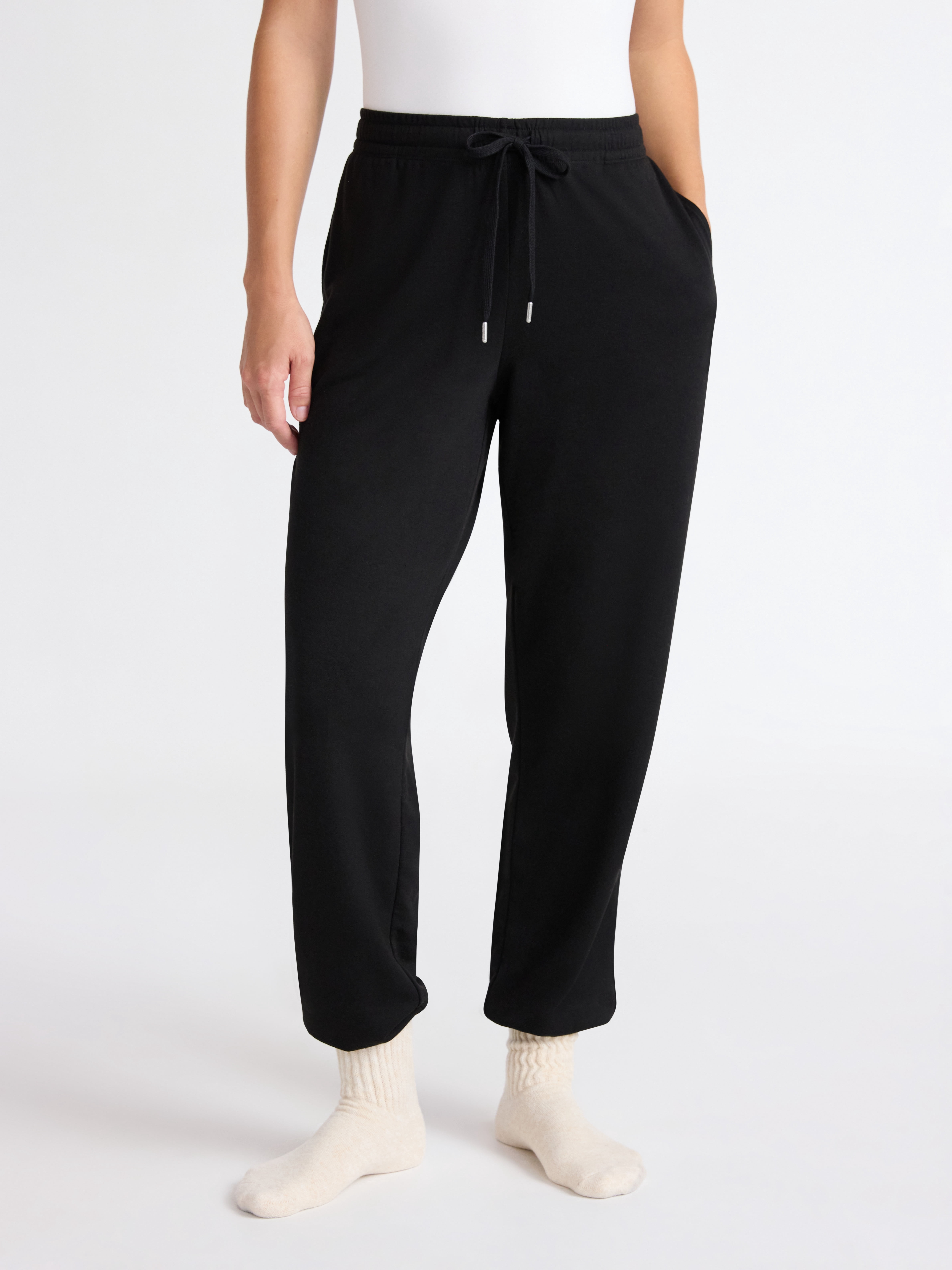 Joyspun Women's Fleece Sleep Joggers, 29'' Inseam, Sizes XS-3X