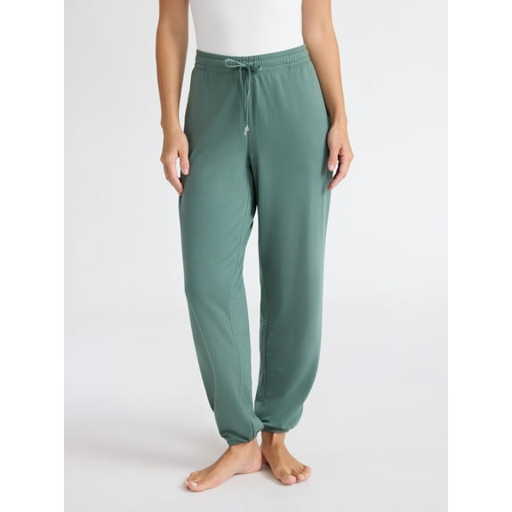 Joyspun Women's Fleece Sleep Joggers, 29'' Inseam, Sizes XS-3X