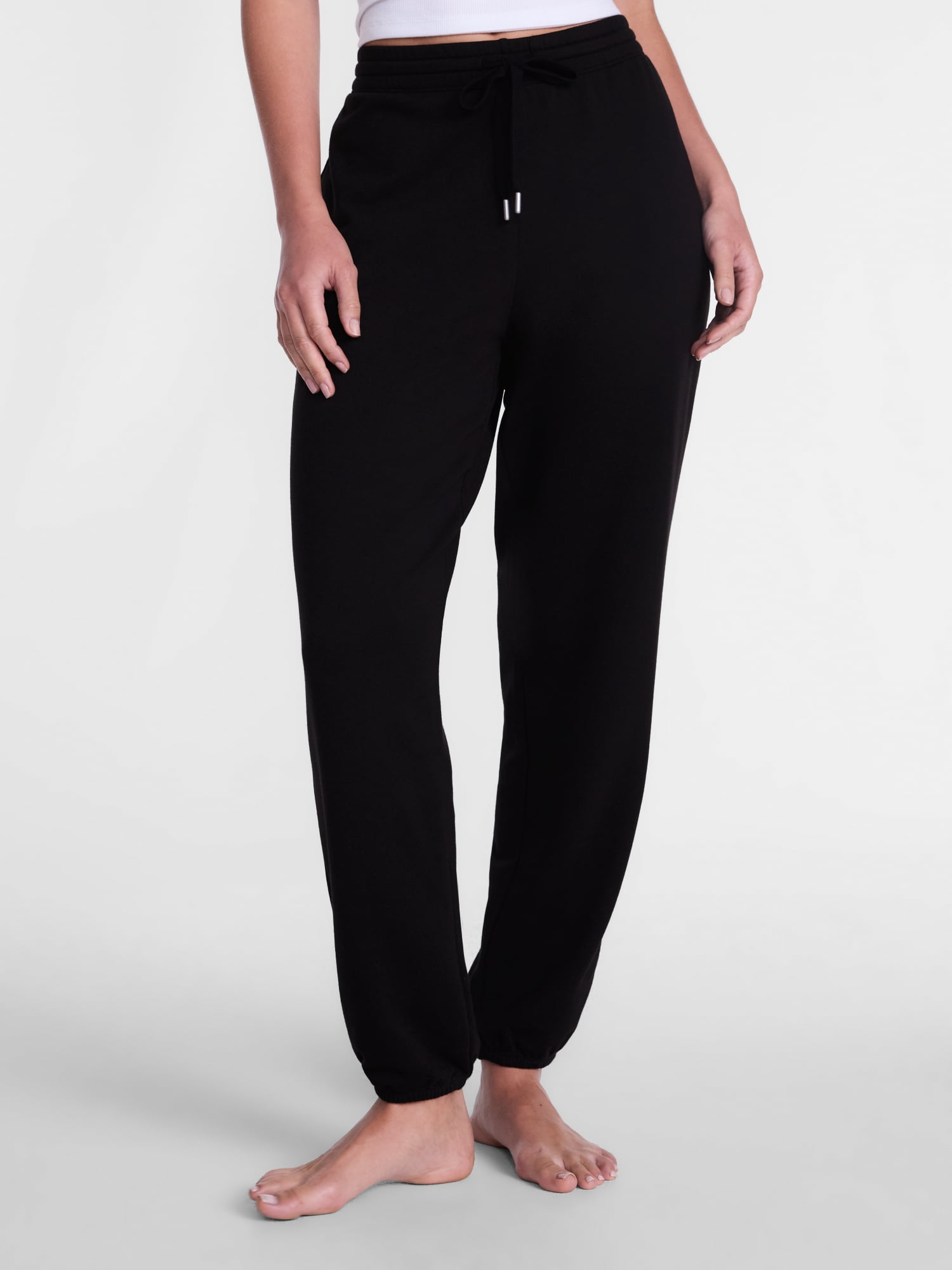 Joyspun Women's Fleece Sleep Pull On Jogger, Sizes XS to 3X
