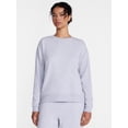 thumbnail image 1 of Joyspun Women's Fleece Lounge Sleep Top with Long Sleeves, Sizes XS-3X, 1 of 6