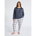 thumbnail image 1 of Joyspun Women's Dreamy Soft Collection Long Sleeve Sleep Top and Joggers Pajamas Set, 2-Piece, Sizes XS-3X, 1 of 6