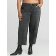 thumbnail image 1 of Jessica Simpson Women's and Women's Plus Myrtle Barrel Leg Jeans, Sizes 2-24W, 1 of 5