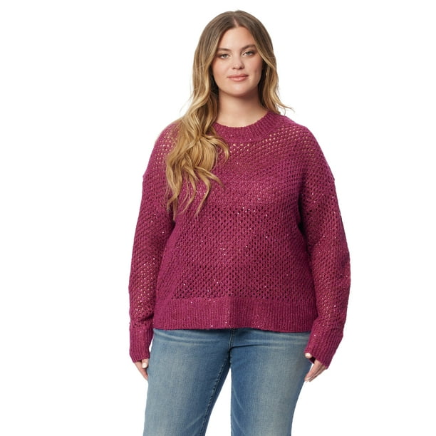 Jessica Simpson Women's and Women's Plus Mukami Open Knit