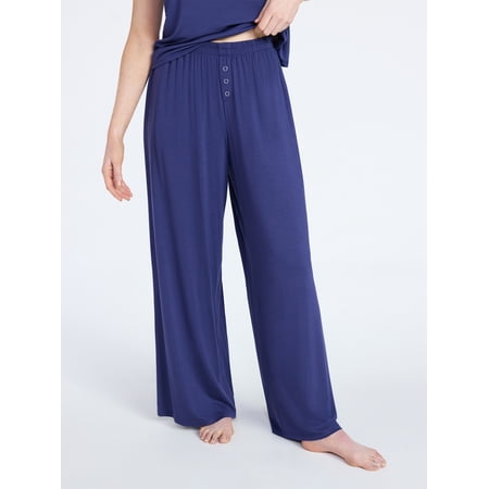 Joyspun Women’s Sleepwear Modal Pajama Long Pants, 30 in Inseam, Sizes S-3X