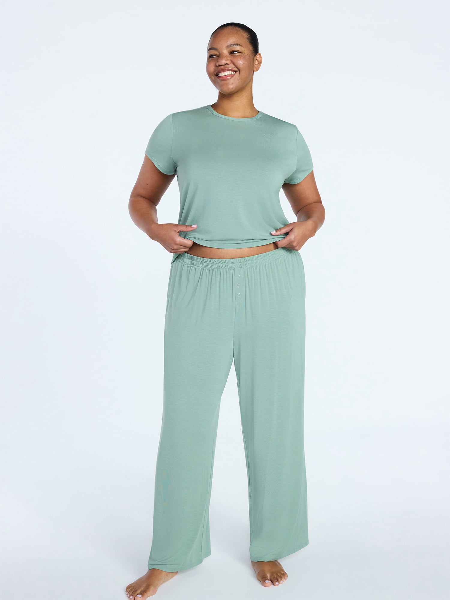 PJ-L3DG-W 

扇風機 Joyspun Women's Sleepwear Modal Pajama Long Pants, 30'' Inseam