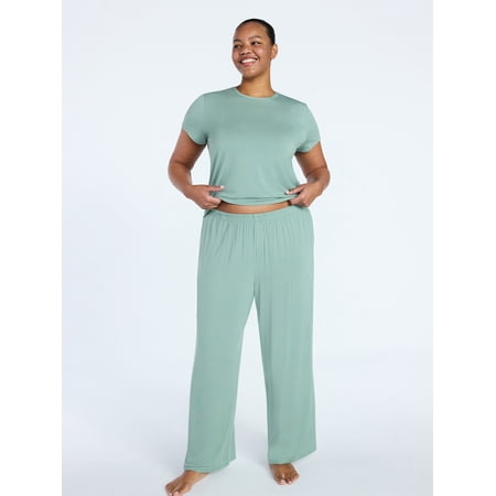 Joyspun Women's Sleepwear Modal Pajama Long Pants, 30 in Inseam, Sizes S-3X