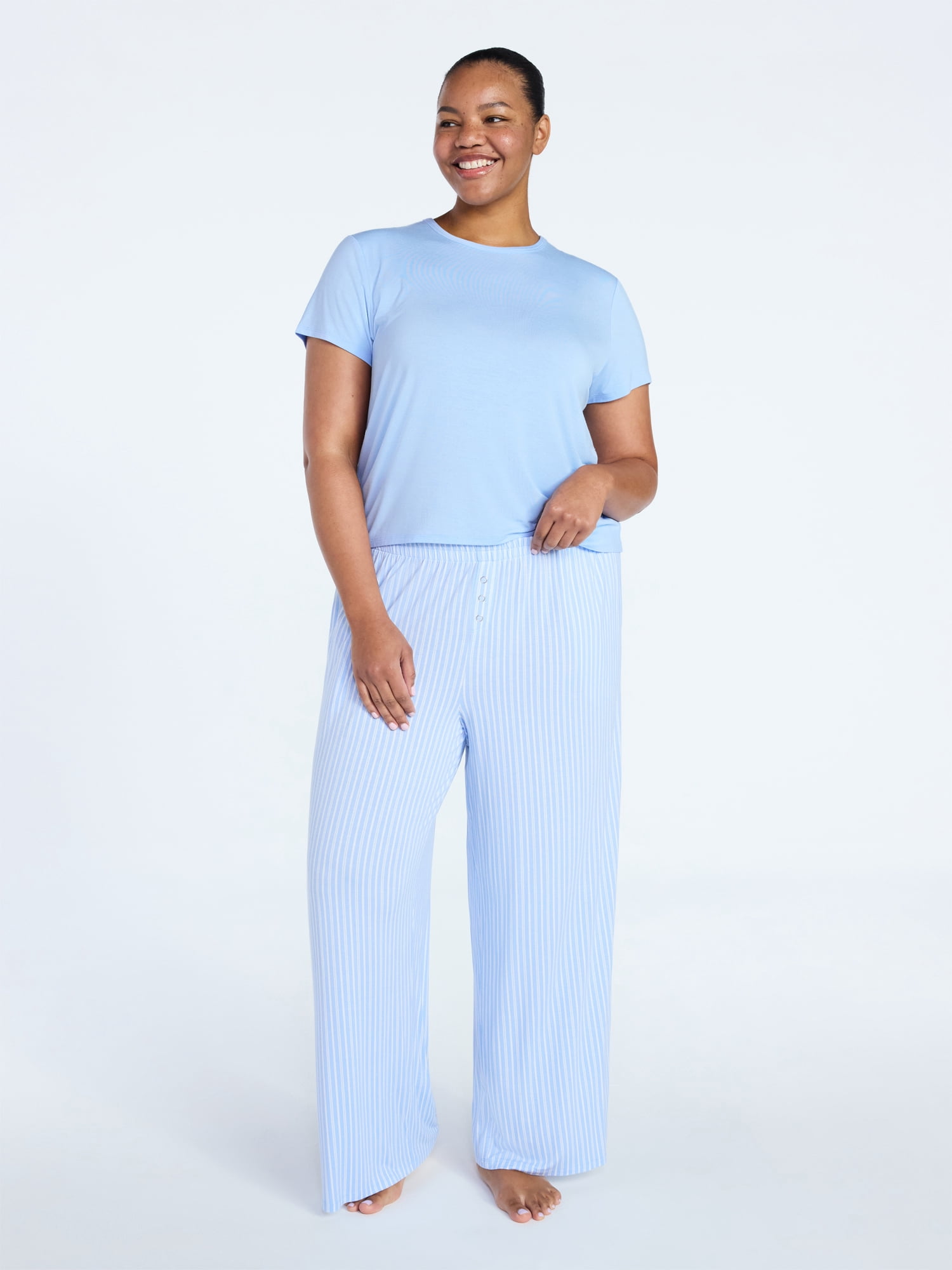 Joyspun Women's Sleepwear Modal Pajama Long Pants, 30'' Inseam