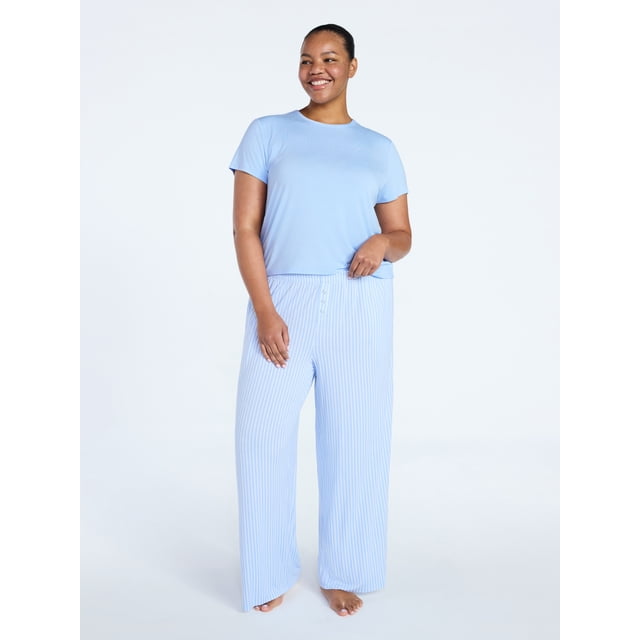 Joyspun Women’s Sleepwear Modal Pajama Long Pants, 30'' Inseam, Sizes S-3X